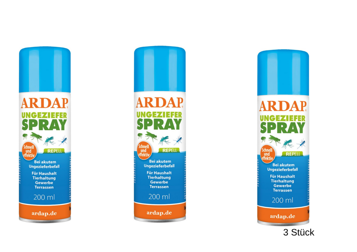ARDAP Repell 200ml Insektenspray Ungeziefer Abwehr Wohnung