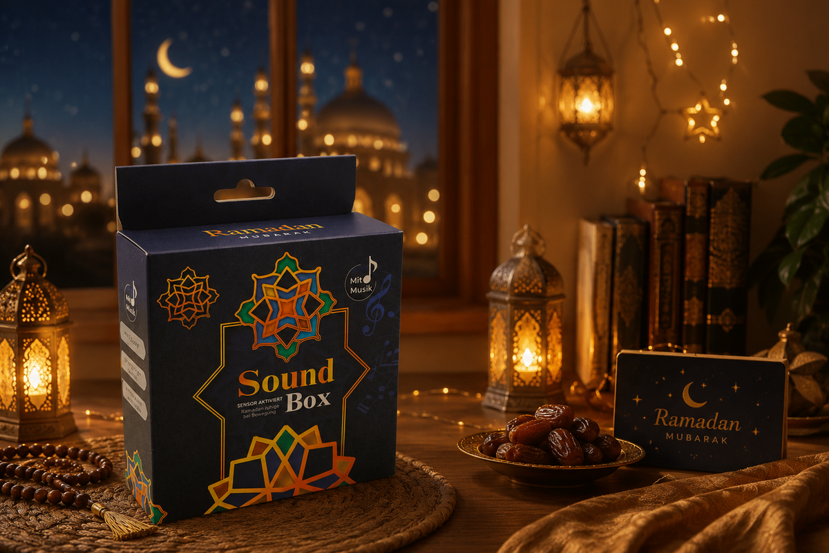 Ramadan Soundbox Bewegungssensor Islamische Deko Eid Mubarak Sound