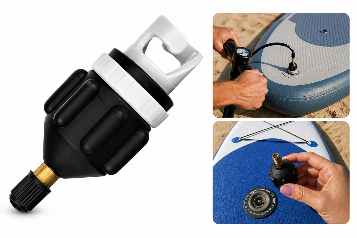 SUP Ventiladapter für Kompressor Fahrradpumpe Schlauchboot Adapter