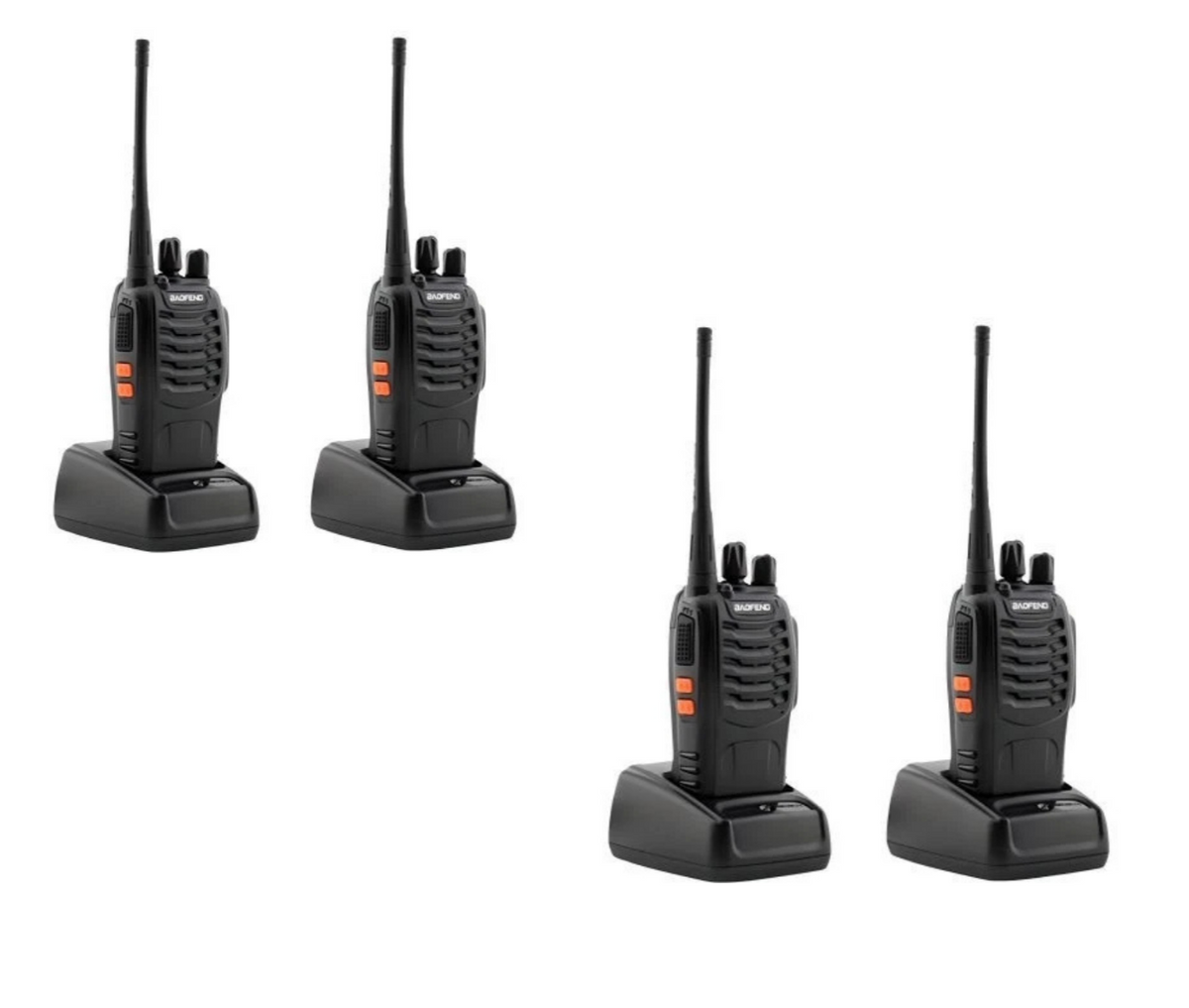 Baofeng Walkie Talkie Funkgerät PMR 16 Kanäle Reichweite 8km Set