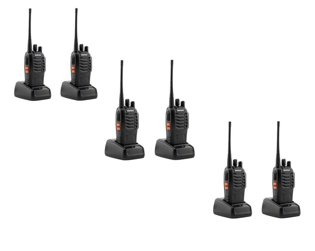 Baofeng Walkie Talkie Funkgerät PMR 16 Kanäle Reichweite 8km Set