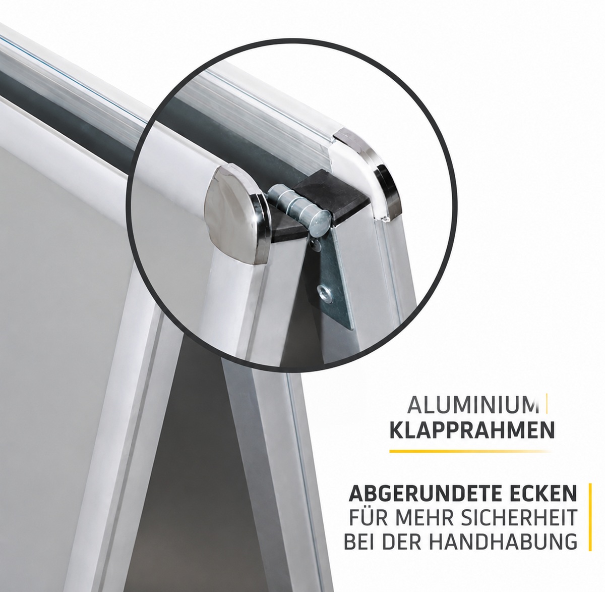 Kundenstopper DIN A1 doppelseitig Alu Werbeständer Posterständer