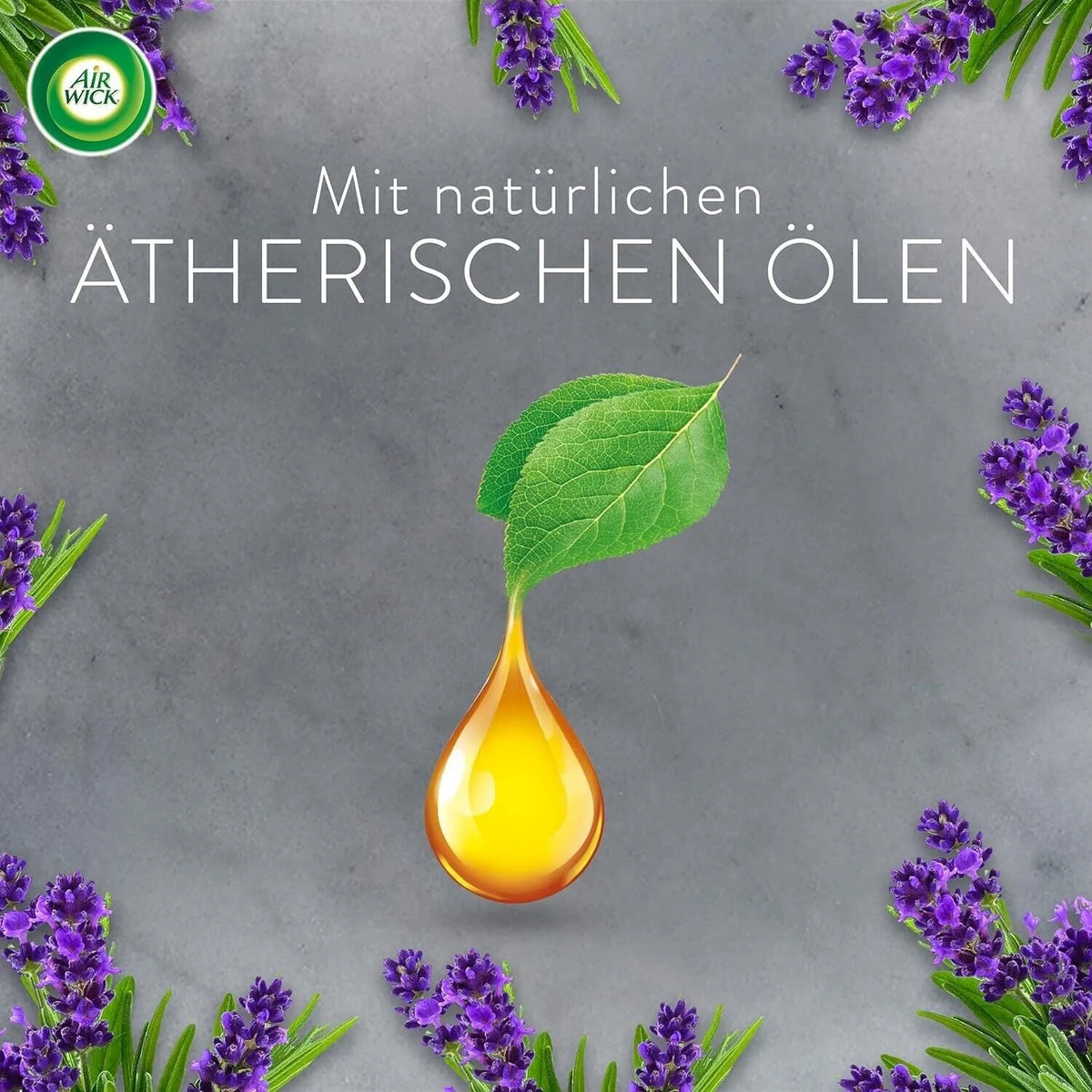 Air Wick Aroma Öl Diffuser Starter Set – 1 Gerät + 4 × 20 ml Duftöl-Nachfüller