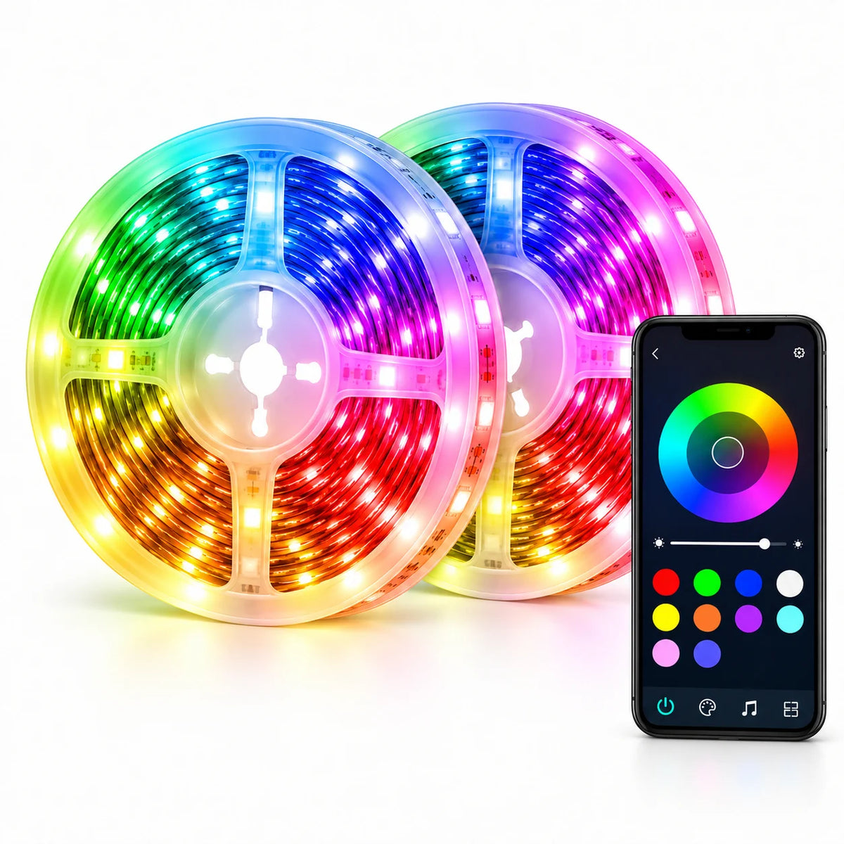30m LED Strip Light Music Sync Color Changing RGB LED Strip New DE 