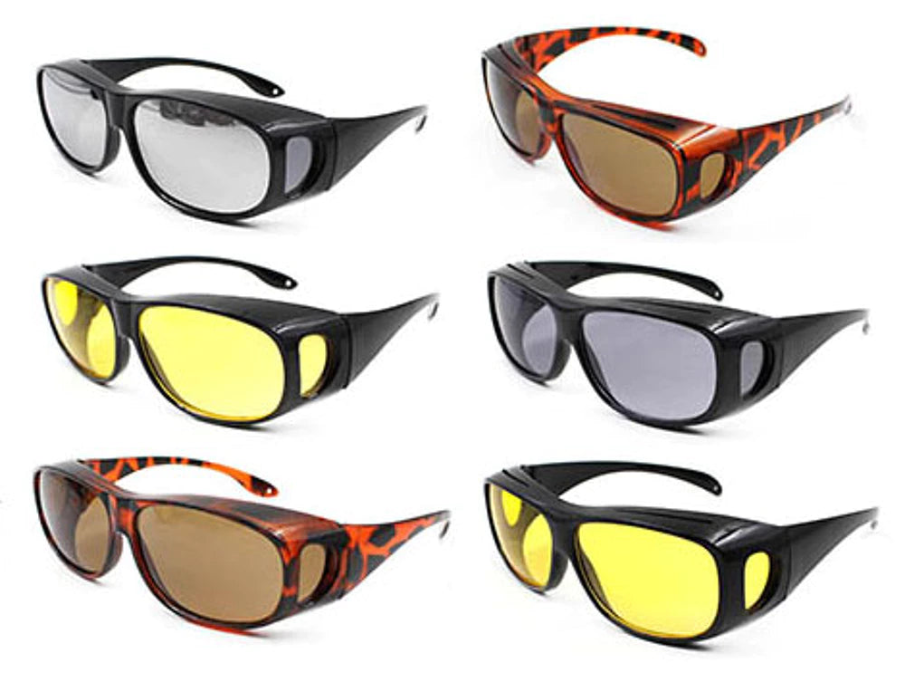 HD Vision Nachtfahrbrille Set 2 Stück – Fahrerbrille gegen Blendung