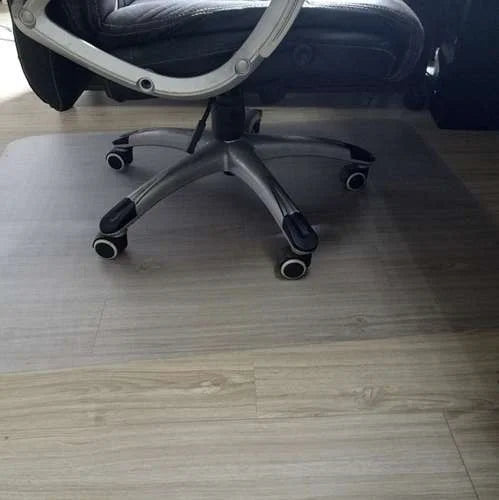 Ruhhy Bodenschutzmatte 100 x 140 cm – transparente Stuhlunterlage für Bürostuhl, Büro & Homeoffice