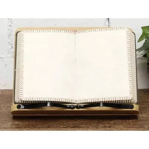 Bambus Buchständer 20 x 28 cm – verstellbarer Tablet-, Laptop- & Leseständer mit 8 Neigungsstufen