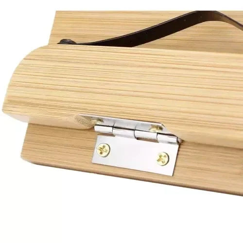 Bambus Buchständer 20 x 28 cm – verstellbarer Tablet-, Laptop- & Leseständer mit 8 Neigungsstufen