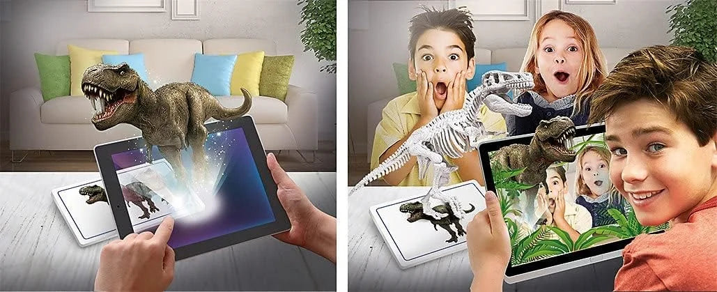 Clementoni Galileo Discovery T-Rex Ausgrabungs-Set 69404 – Dinosaurier Fossilien-Set für Kinder ab 7 Jahren