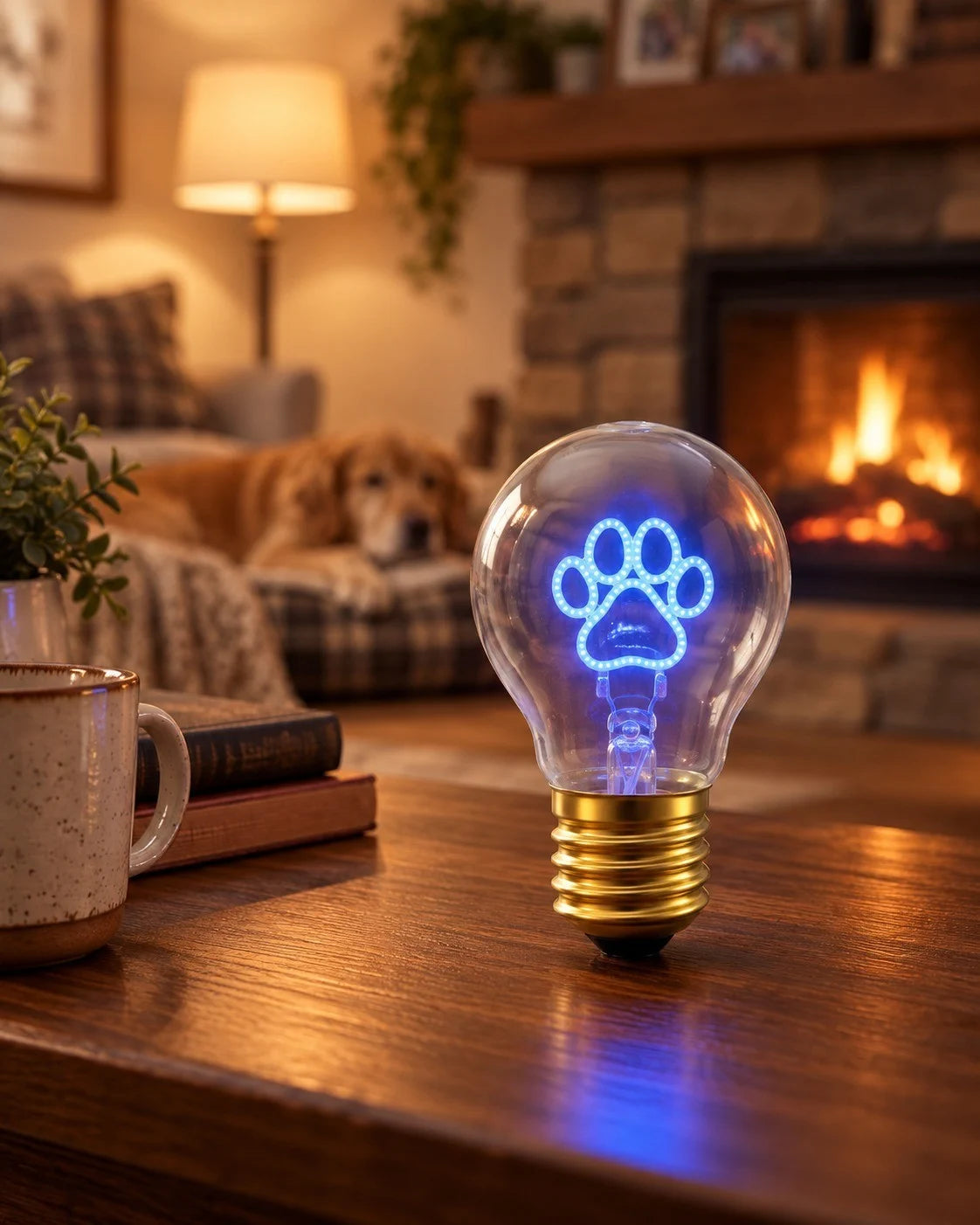 Dekoleuchte Glühbirne Akku USB-C Nachtlicht Geschenk Deko Tischlampe