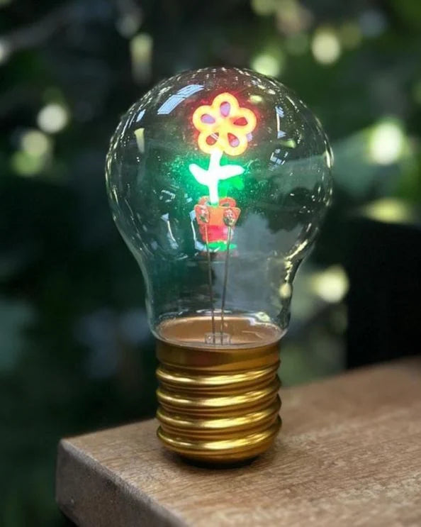 Dekoleuchte Glühbirne Akku USB-C Nachtlicht Geschenk Deko Tischlampe