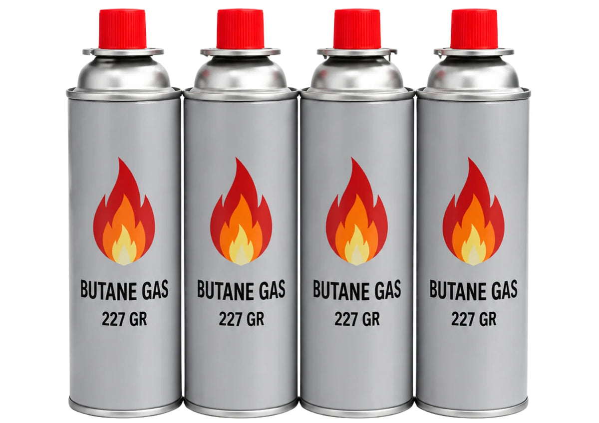 Doppel Kartuschenkocher 2 flammig Camping Gas Kocher Outdoor Campingkocher Herd