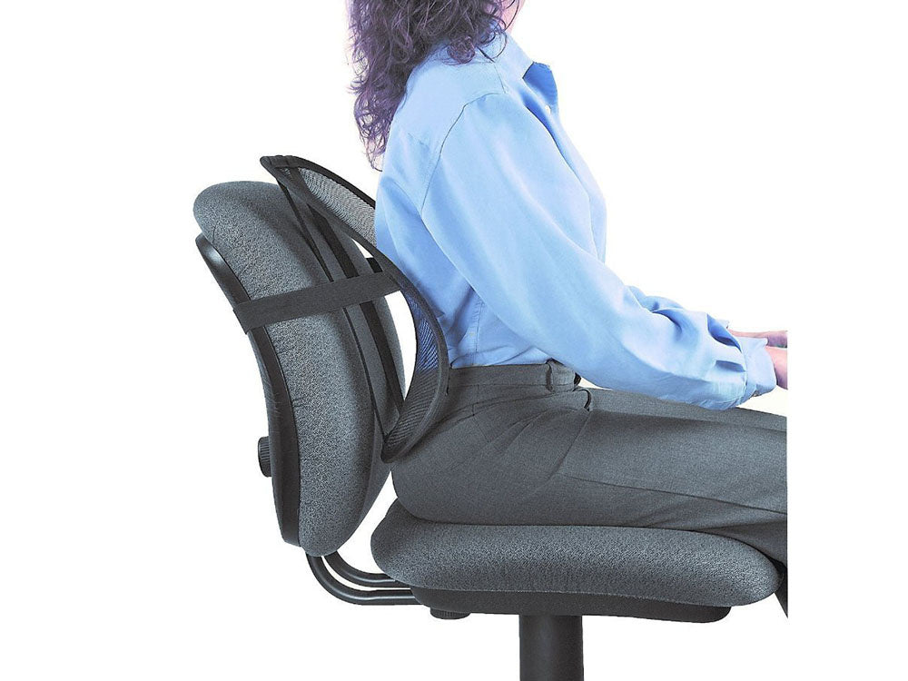 Ergonomische Rückenstütze für Bürostuhl & Autositz – Lendenwirbelstütze Rückenlehne - Orthopädische Rückenstütze mit Massagefunktion – Ergonomisches Mesh für Stuhl & Auto   5901785363272