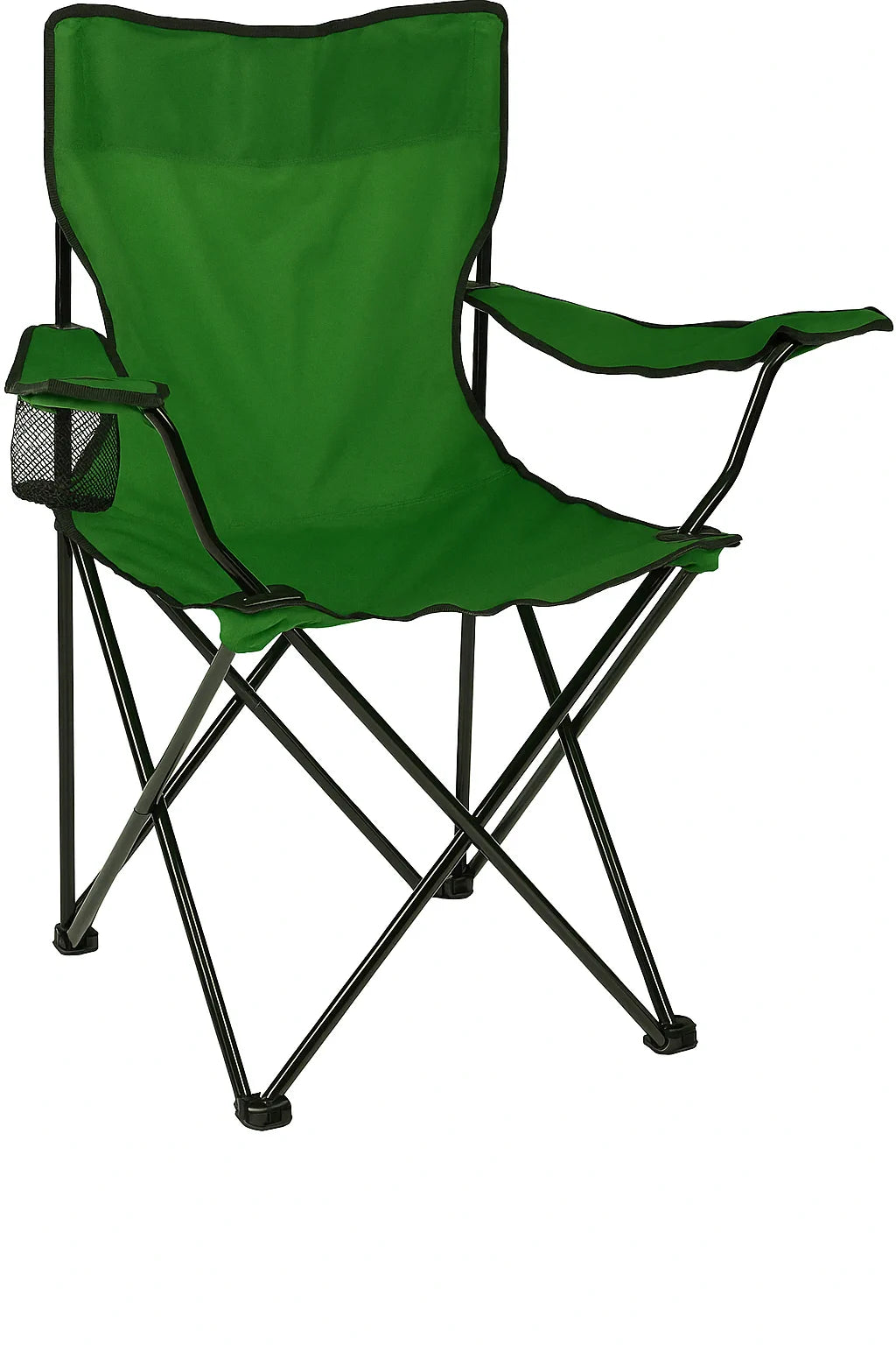 Faltbarer Campingstuhl mit Getränkehalter und Tragetasche – Outdoor Klappstuhl für Garten, Angeln und Strand