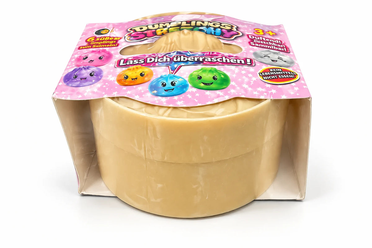 Fun Trading Dumpling Stretchy 5,3cm Glitzer Quetschspielzeug Squishy