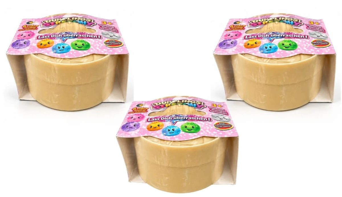 Fun Trading Dumpling Stretchy 5,3cm Glitzer Quetschspielzeug Squishy