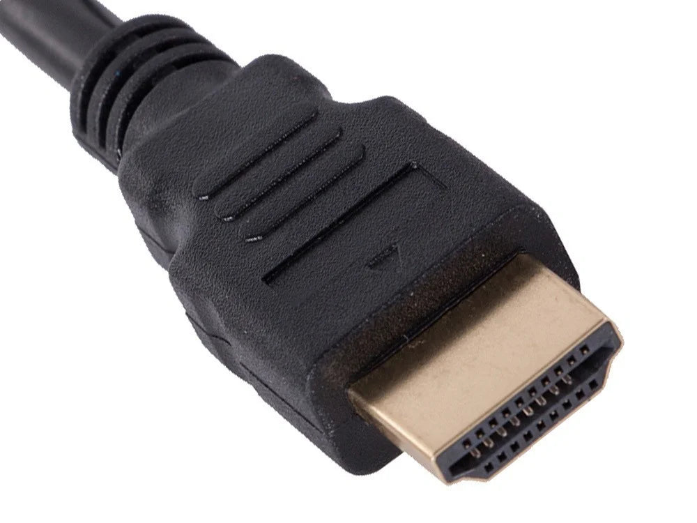 HDMI VGA Kabel 1,3m Full HD 1080p D-Sub Verbindungskabel Schwarz