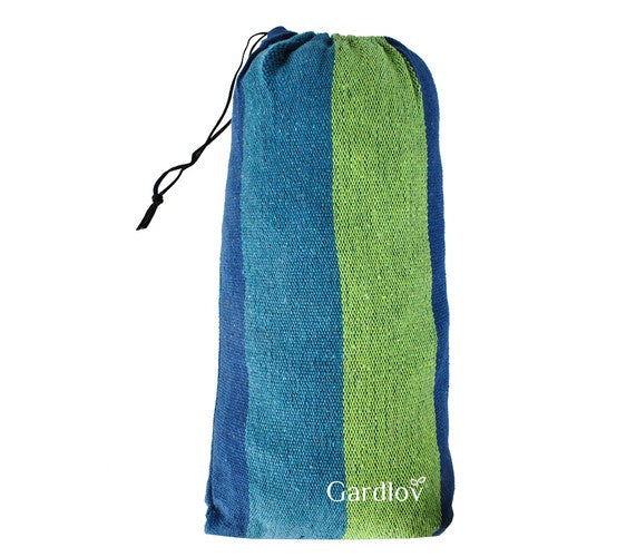 Hängematte 2 Personen 150 kg Baumwolle 240x150 cm – Garten Camping Outdoor