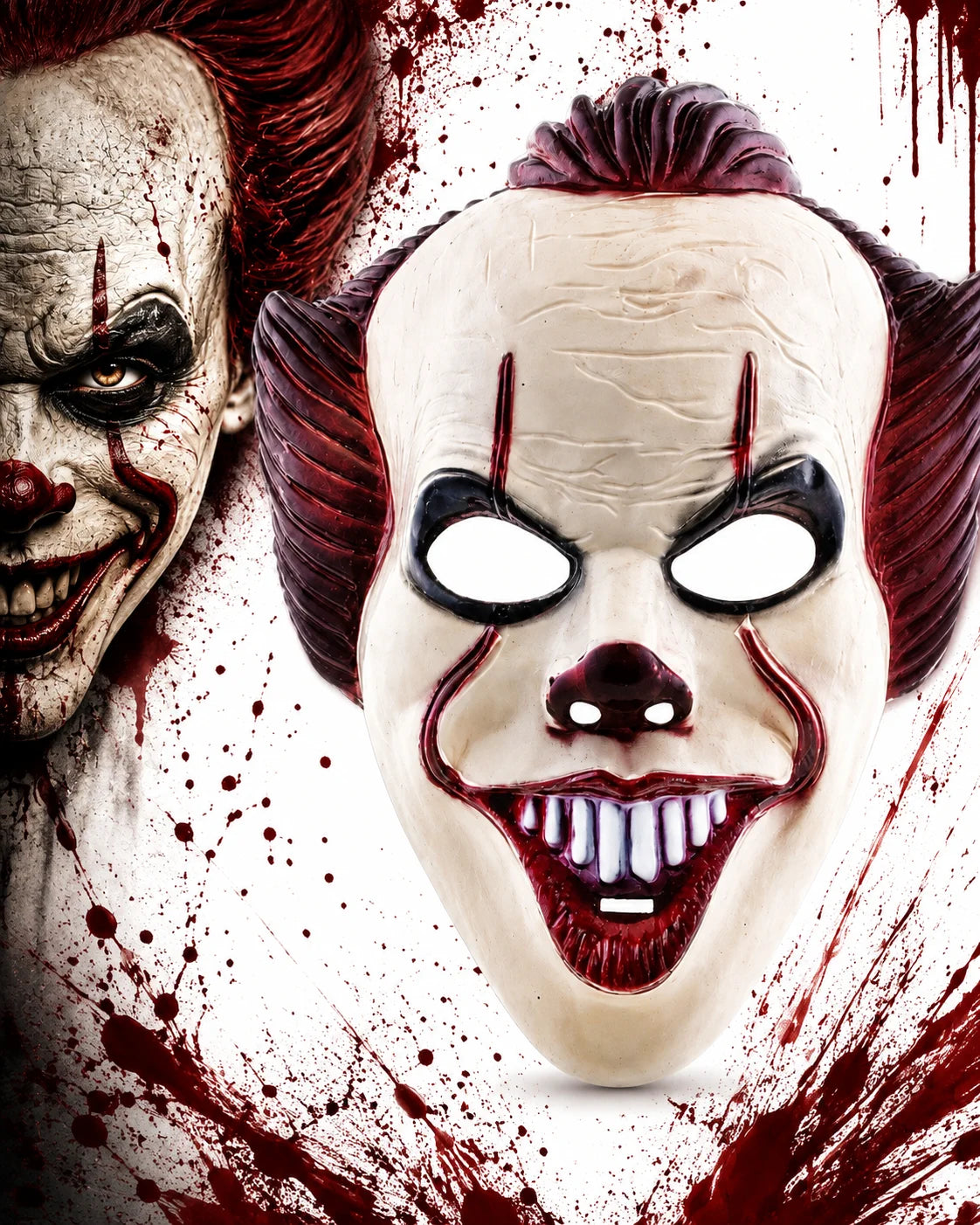 Halloween Pennywise Clown Maske Stephen Kings Es Maske Horror Cosplay Kostüm