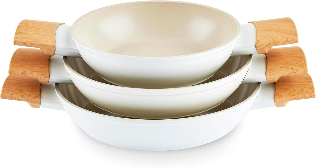 Karaca Swiss Crystal Almond Topfset 6 teilig Induktion Schmortopf Keramik