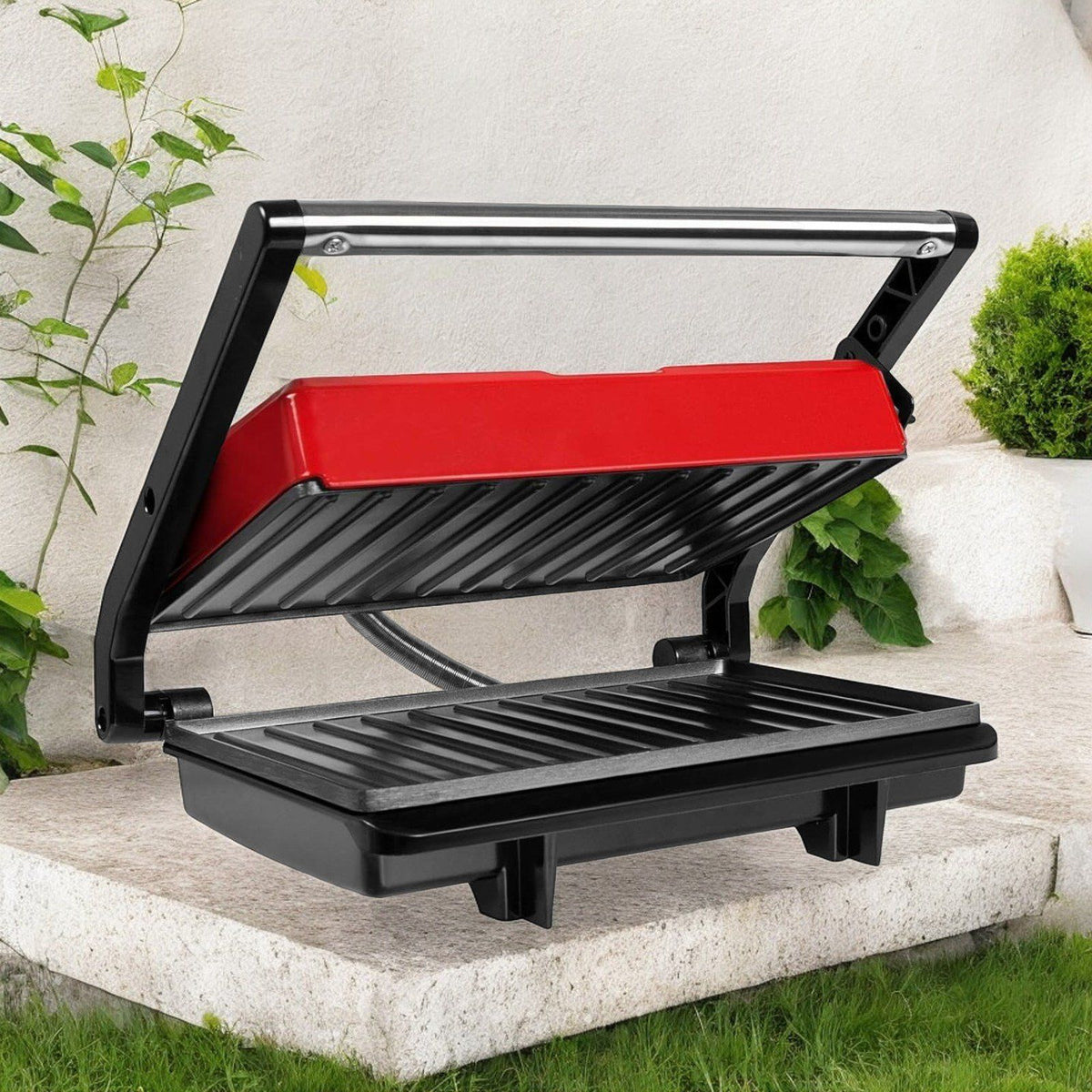 Kontaktgrill mini Grill Sandwichtoaster 750 Watt Sandwichmaker Tischgrill