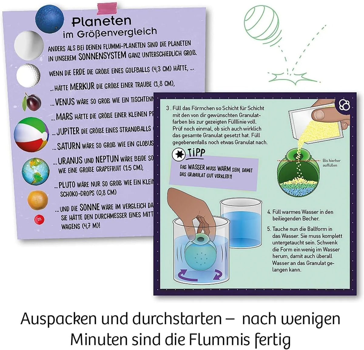 Kosmos 657765 Flummi Planeten – Bunte Springbälle Selber Machen