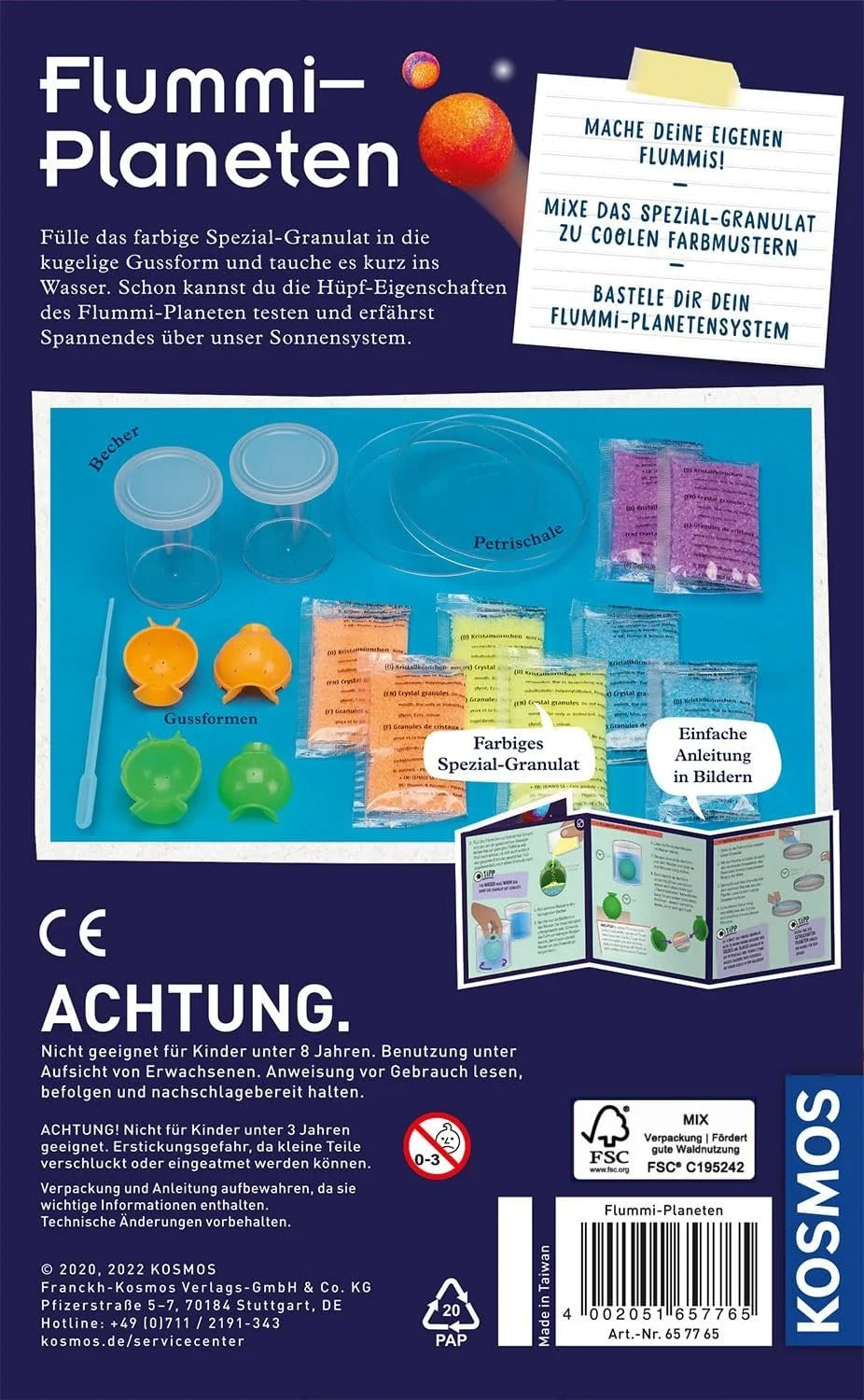 Kosmos 657765 Flummi Planeten – Bunte Springbälle Selber Machen