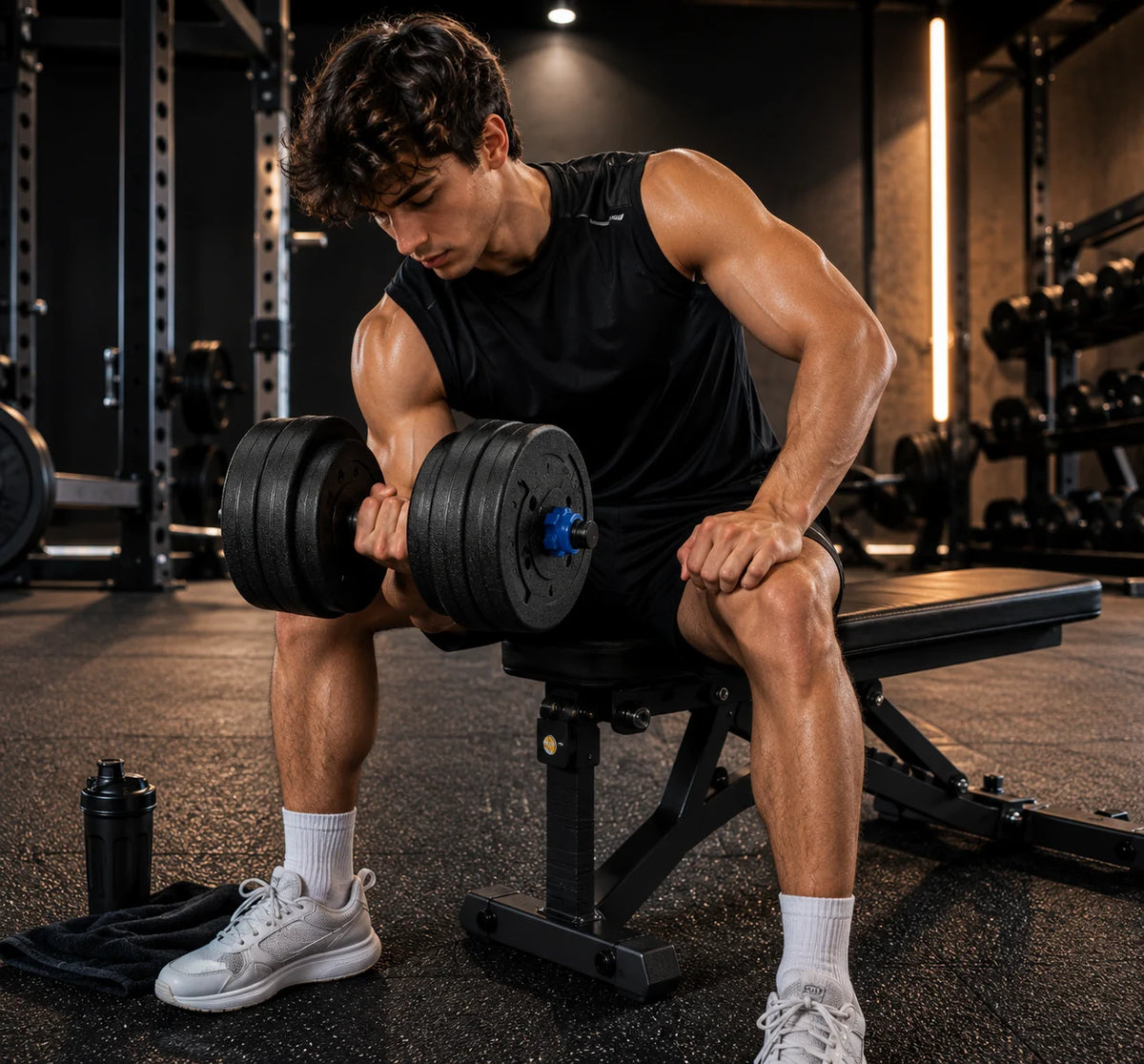 Kurzhantel Set Hantelset 20kg Hantel Krafttraining Hantelscheiben Muskeltraining