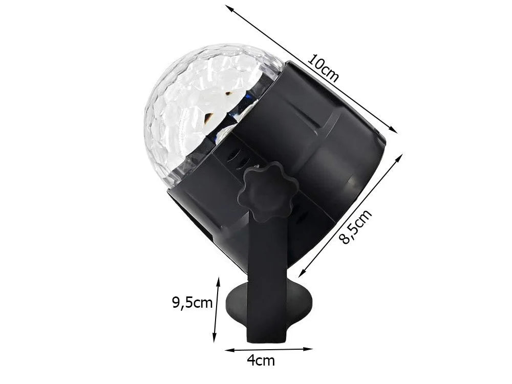 LED Discokugel Lichteffekt Magic RGB DJ Party lichtorgel Bühnenbeleuchtung