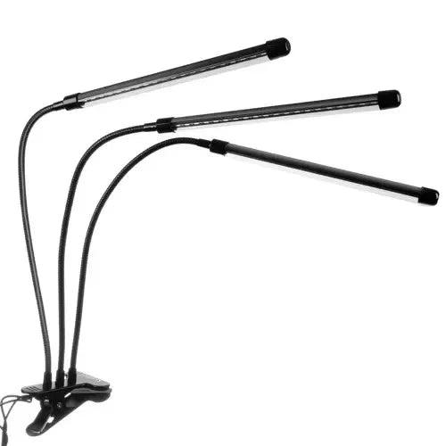 Retoo Pflanzenlampe LED 30 W mit 60 LEDs – Wachstumslampe mit 3 Armen, 3/9/12H Timer, 9 Helligkeitsstufen & USB