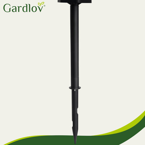 LED Solar Gartenstecker Eule warmweiß wetterfest Gartenleuchte Balkon Deko Außenleuchte