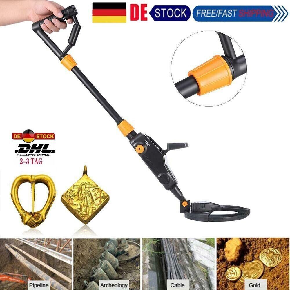 Profi Metalldetektor Set Kinder Wasserdicht LCD Schatzsuche mit Zubehör