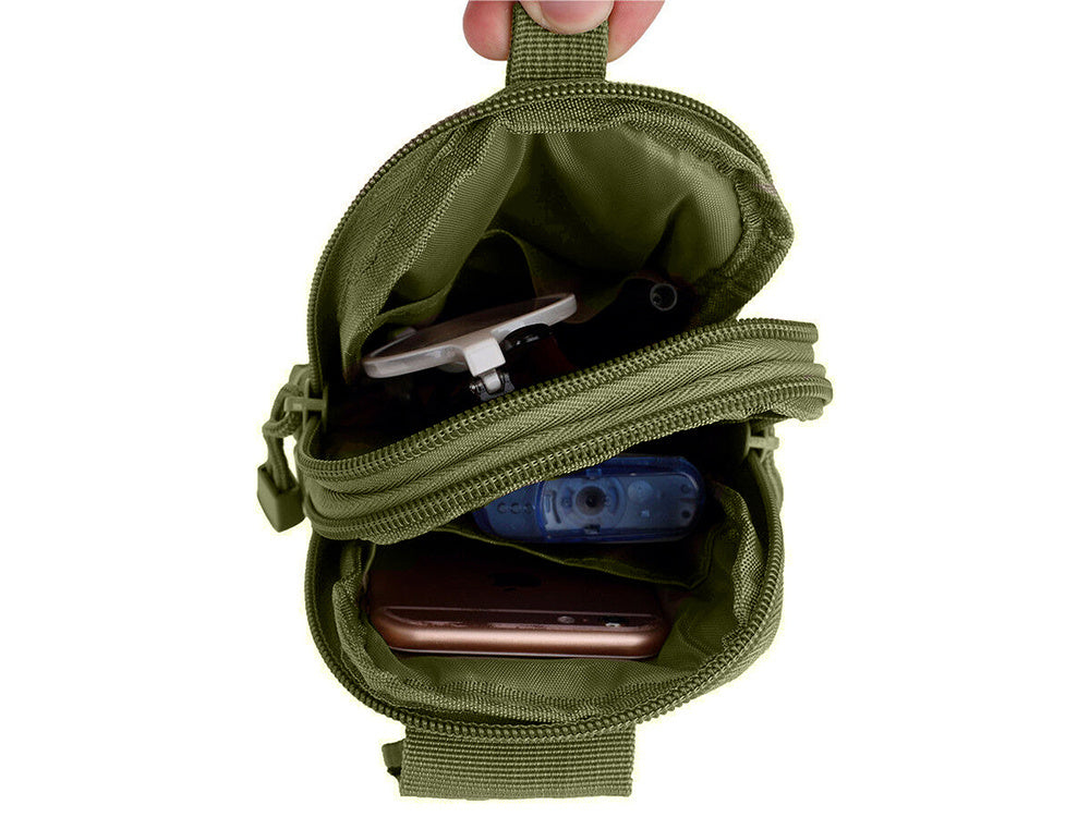 Taktische Molle Gürteltasche Outdoor – Hüfttasche für Smartphone iPhone Camo