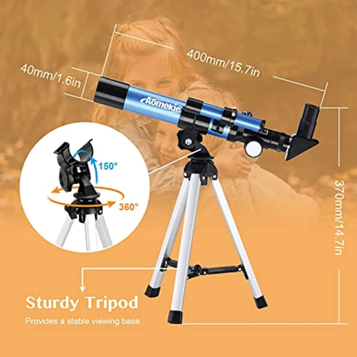Teleskop Astronomisches Hohes Stativ Mobile Holder für Kinder Einsteiger