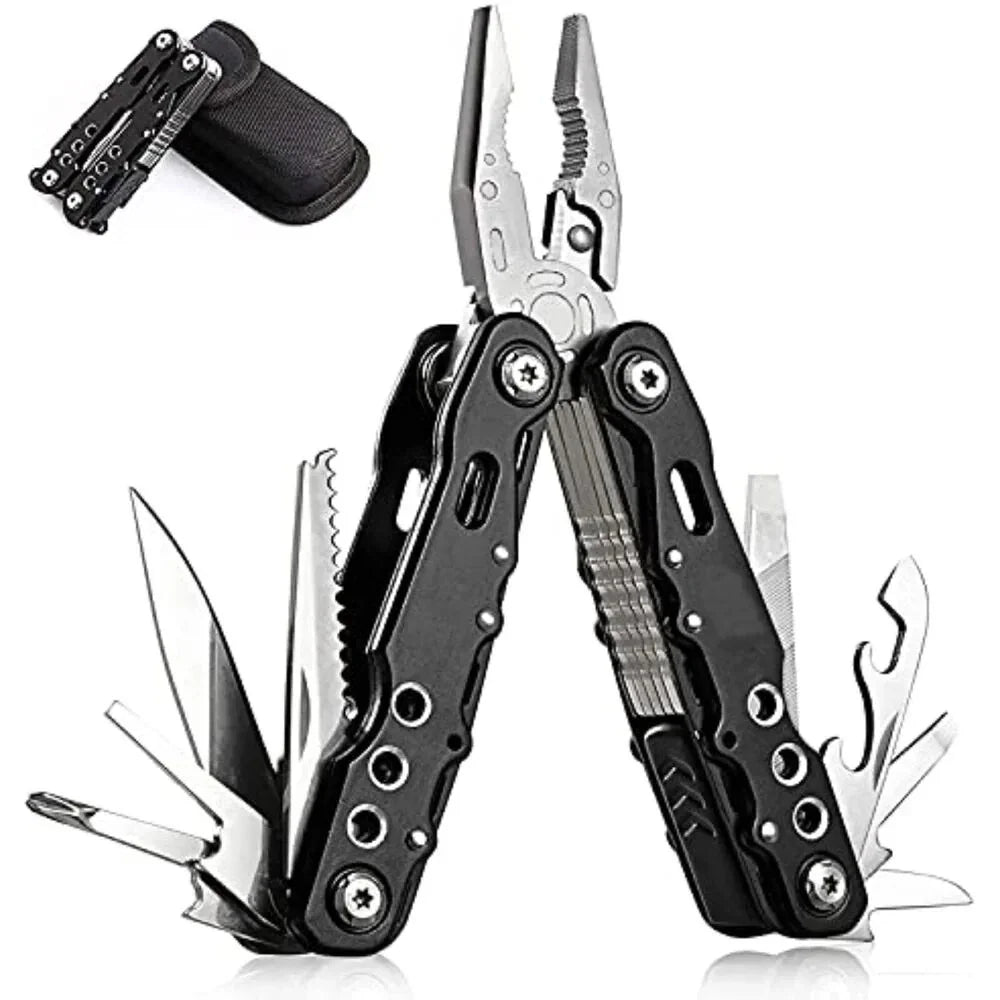 Multitool Edelstahl Multifunktionswerkzeug Zange Camping Outdoor Werkzeug