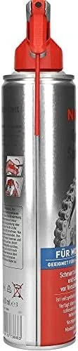 NIGRIN Ketten-Sprühfett 400 ml – vollsynthetisches Motorrad Kettenspray für O-, X- & Z-Ring-Ketten