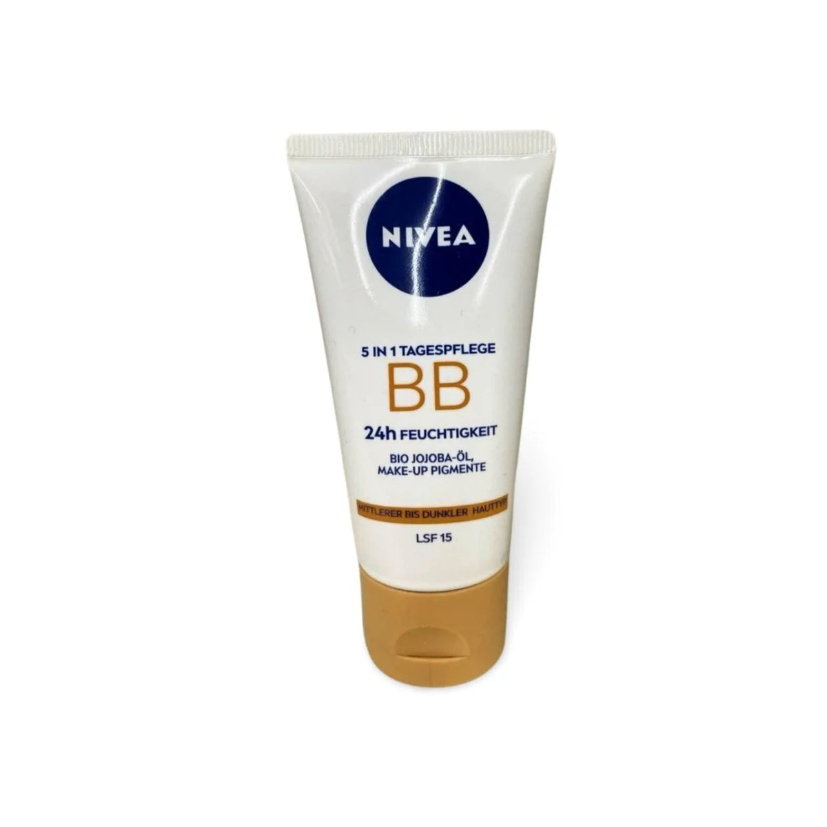 NIVEA 5 IN 1 Tagespflege BB 24h Feuchtigkeit LSF 15, getönte Tagescreme