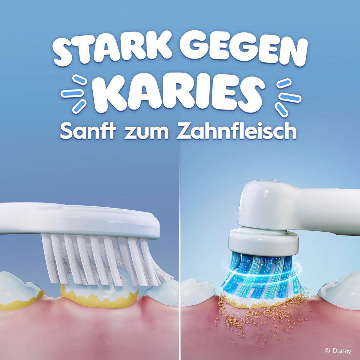 Oral-B Pro Kids Elektrische Zahnbürste König der Löwen – 2 Modi Set