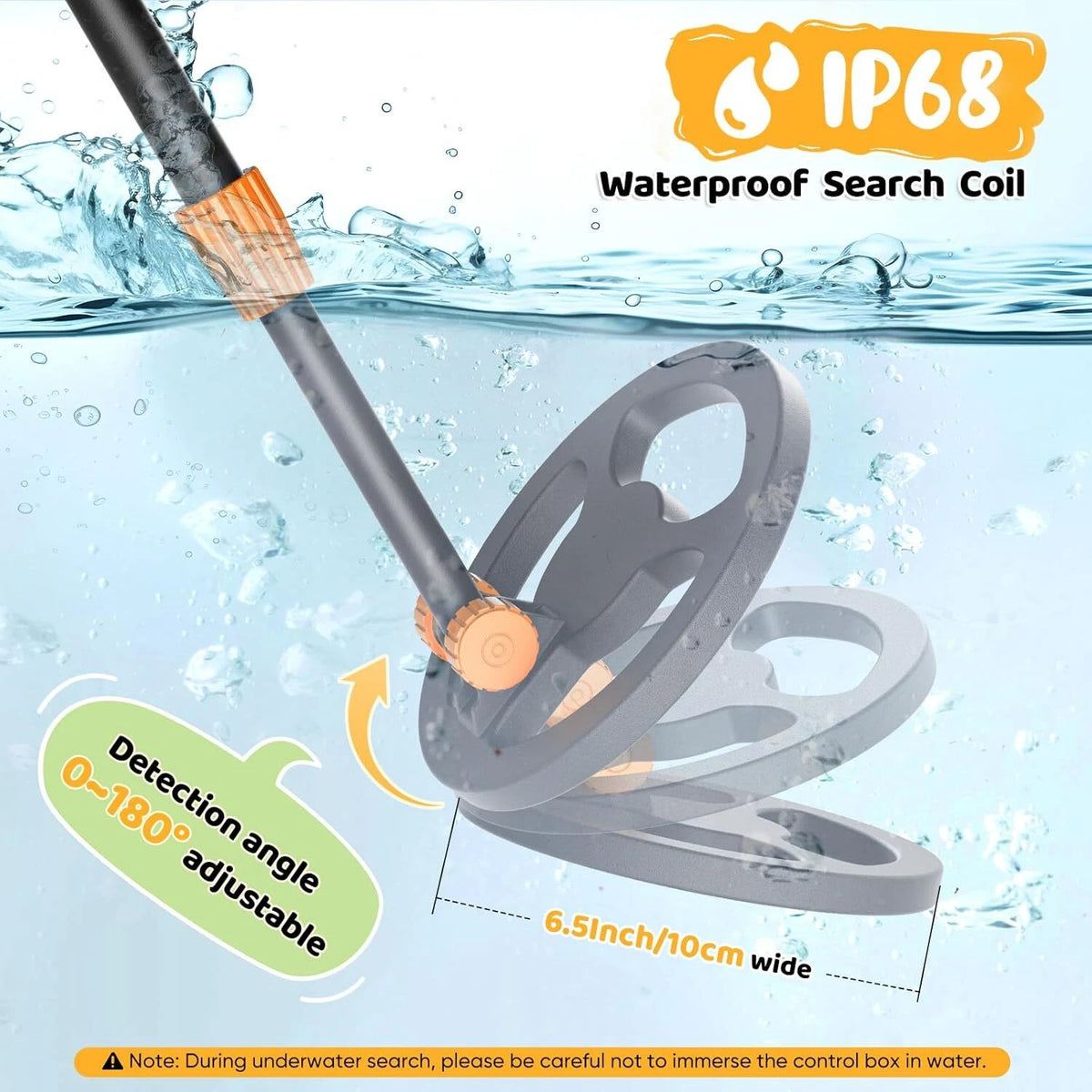 Profi Metalldetektor Set Kinder Wasserdicht LCD Schatzsuche mit Zubehör