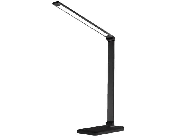 LED Schreibtischlampe 5 W dimmbar – Touch Tischlampe mit 5 Lichtfarben, USB-Kabel für Büro, Schule, Lernen & Lesen