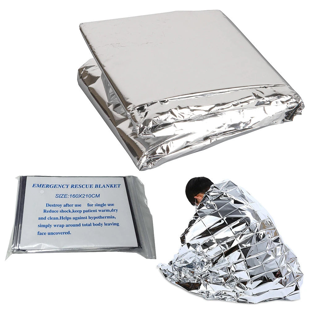 Rettungsdecke Thermodecke Notfalldecke 160x210 cm Erste Hilfe Outdoor Survival