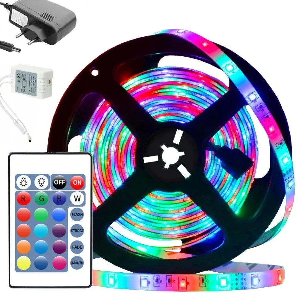 RGB LED Strip Bluetooth App Fernbedienung Musik Sync Lichtband 3-40m