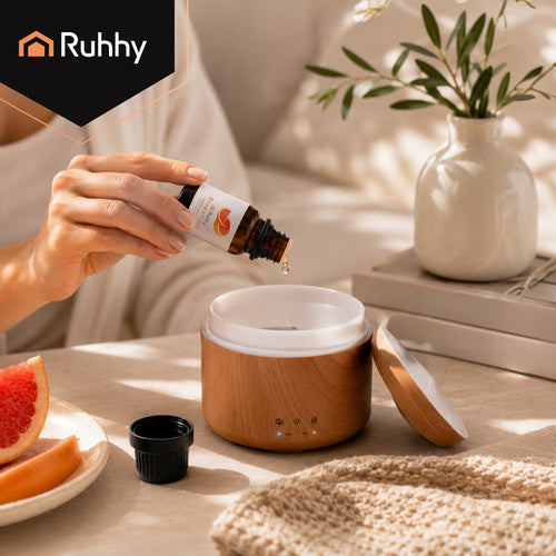 RUHHY Duftöl Set 10x15ml – Duftöle für Diffusor, Luftbefeuchter und Aromabrenner