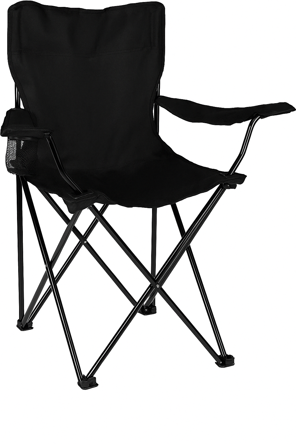Faltbarer Campingstuhl mit Getränkehalter und Tragetasche – Outdoor Klappstuhl für Garten, Angeln und Strand
