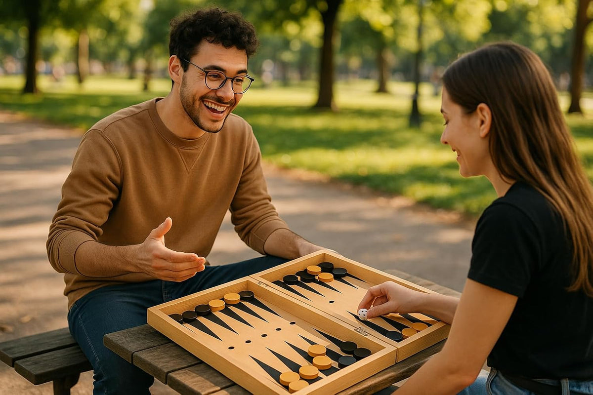 Chess game Chess with wooden chess pieces Wooden chess board Travel chess 29x29cm 