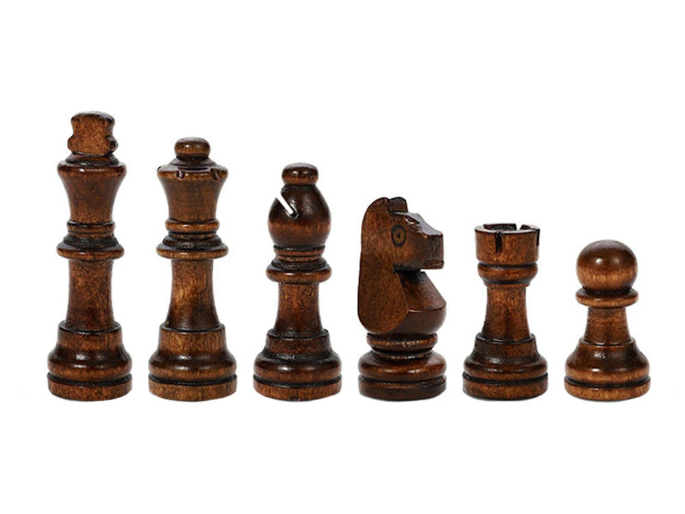 Chess game Chess with wooden chess pieces Wooden chess board Travel chess 29x29cm 