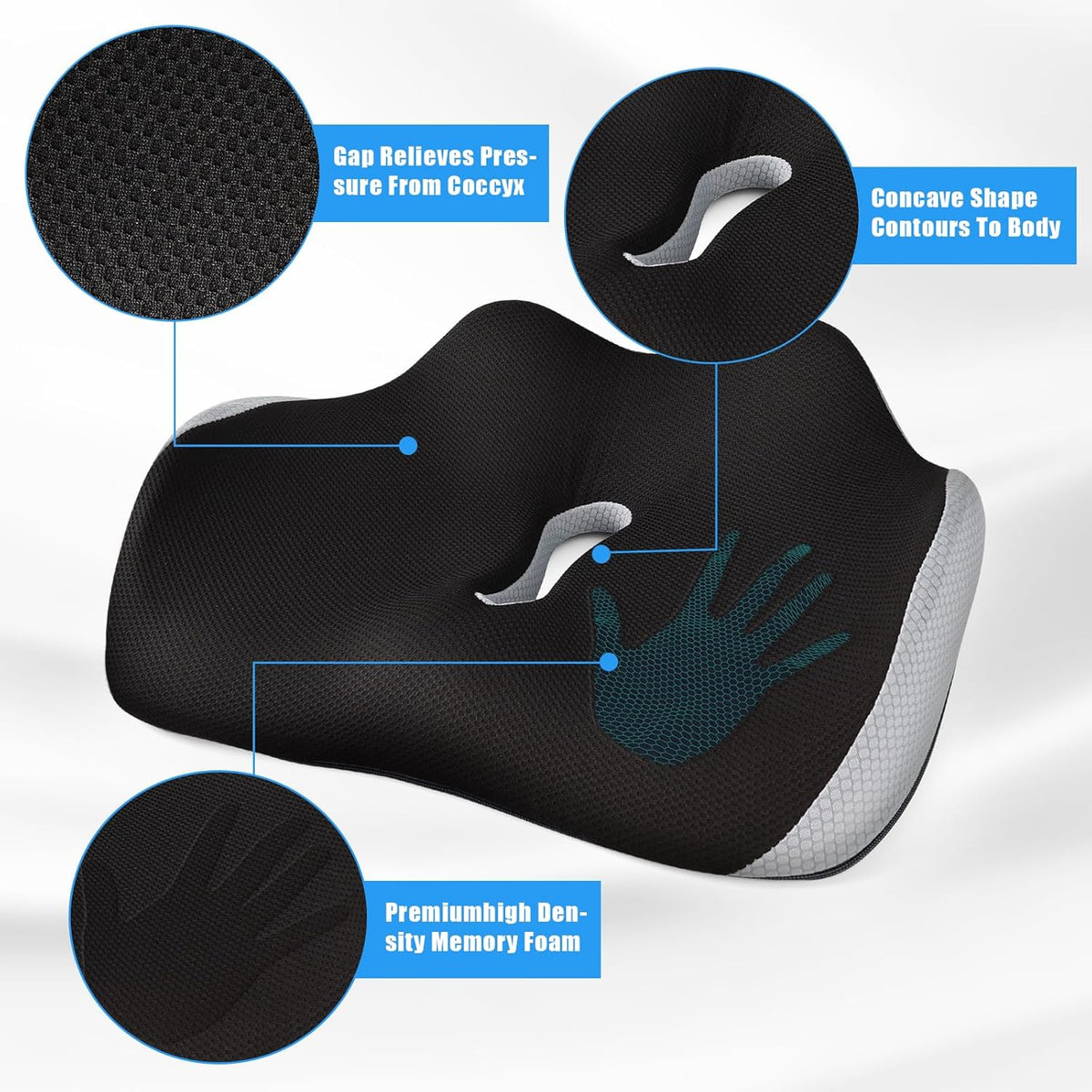 Ergonomisches Sitzkissen,Sitzkissen Bürostuhl,Orthopädisches Sitzkissen,Sitzkiss