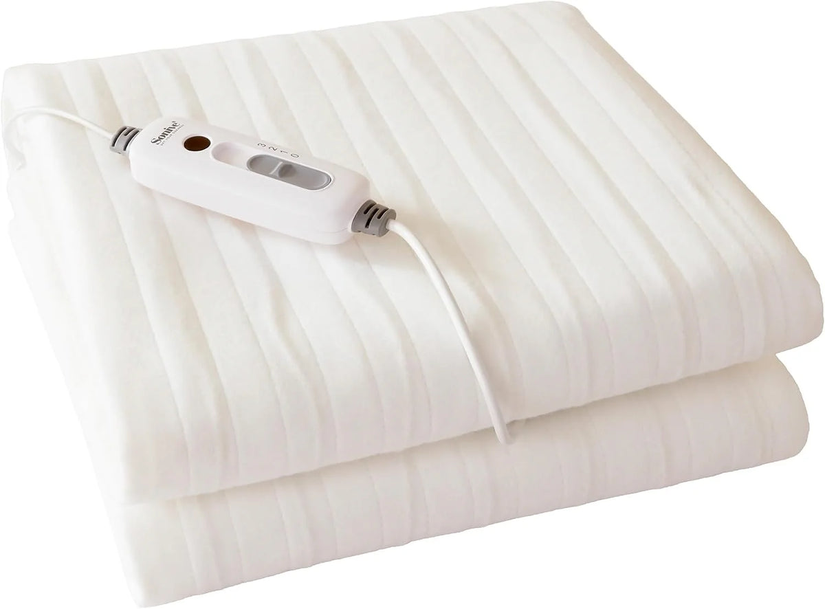 Silentnight Comfort Control Heizdecke Wärmeunterbett 150 x 80 cm – 3 Heizstufen, Schnellaufheizung & Überhitzungsschutz