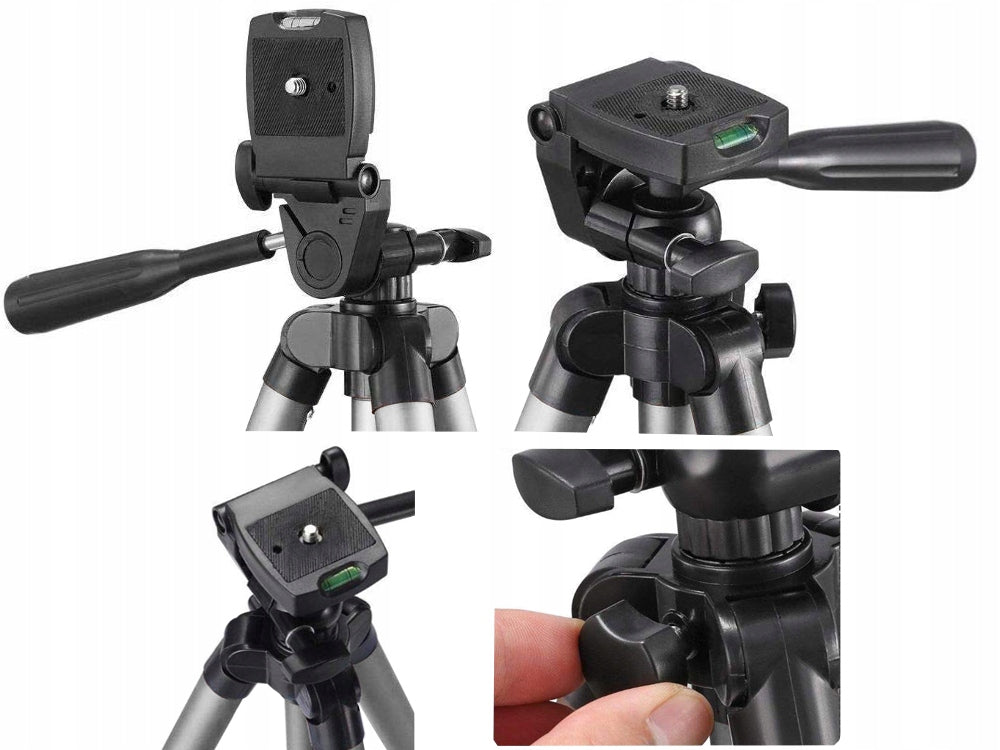 Camera tripod photo tripod 40.5-136cm 5 in 1 aluminum mobile phone holder