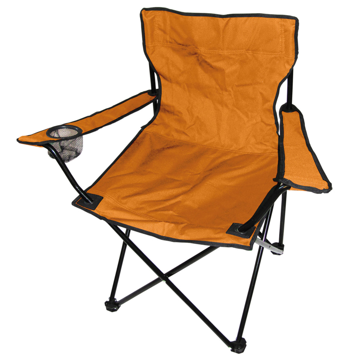 Faltbarer Campingstuhl mit Getränkehalter und Tragetasche – Outdoor Klappstuhl für Garten, Angeln und Strand